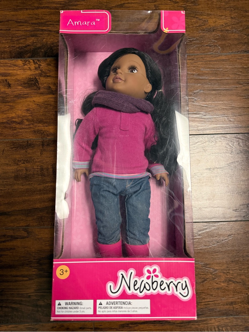 Newberry Kids Doll Amaya 18” Pink Outfit Hard To Find Doll Rare